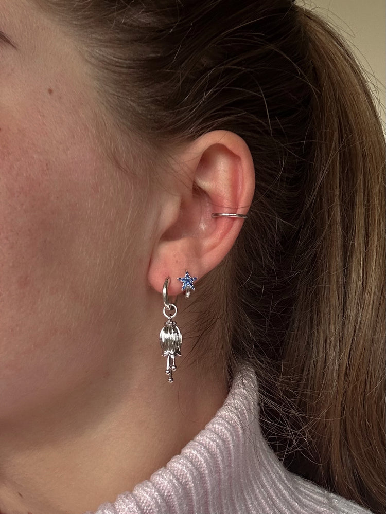 Aria Earring Charm in Silver